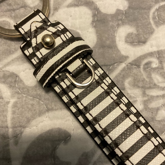 Henri Bendel Centennial Striped Keychain - Picture 5 of 7